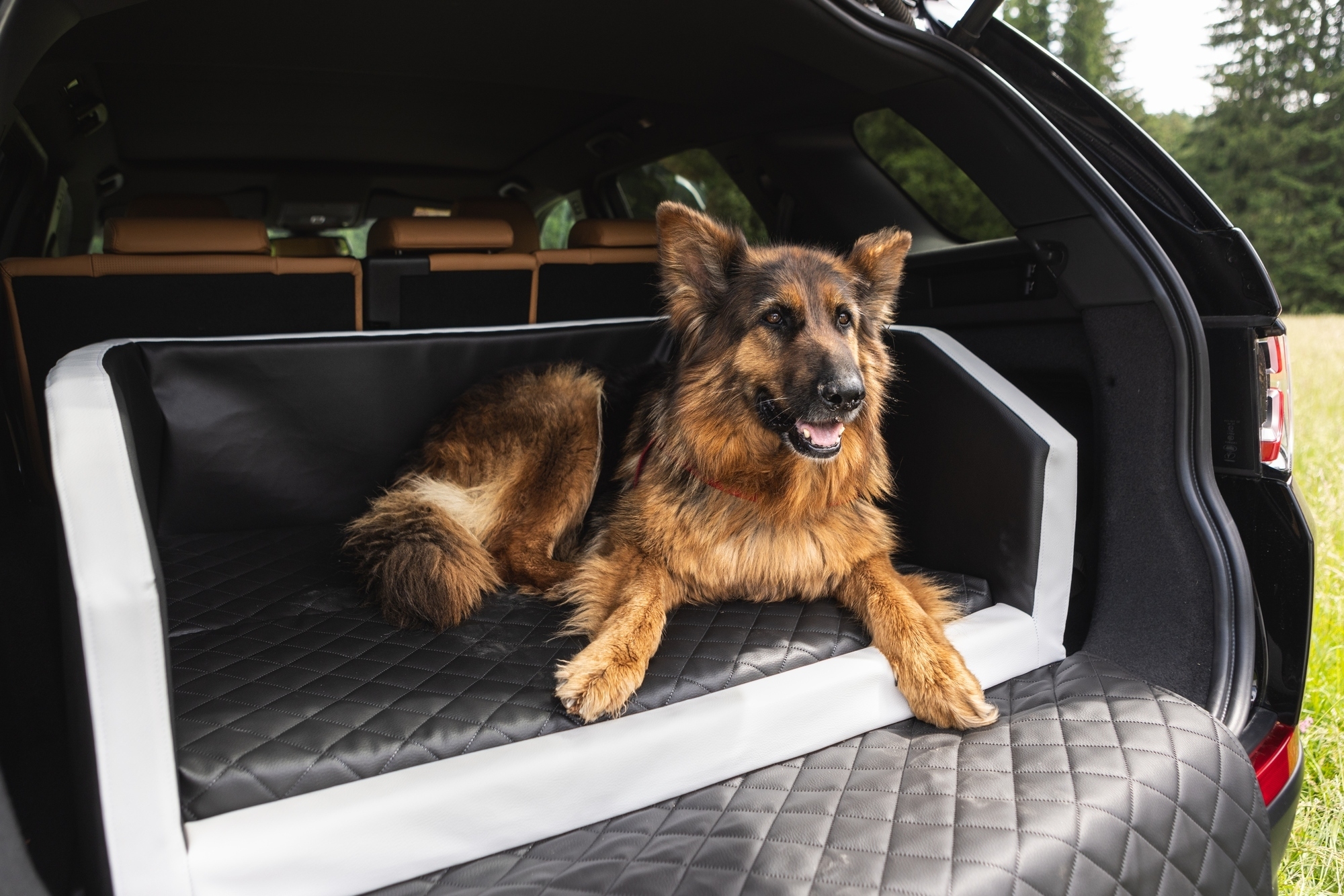 Dog car boot transporter 90x55cm - Image 4