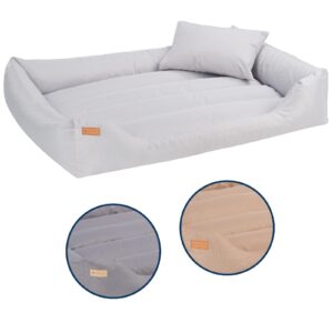 Dog cat bed with pillow 120x90